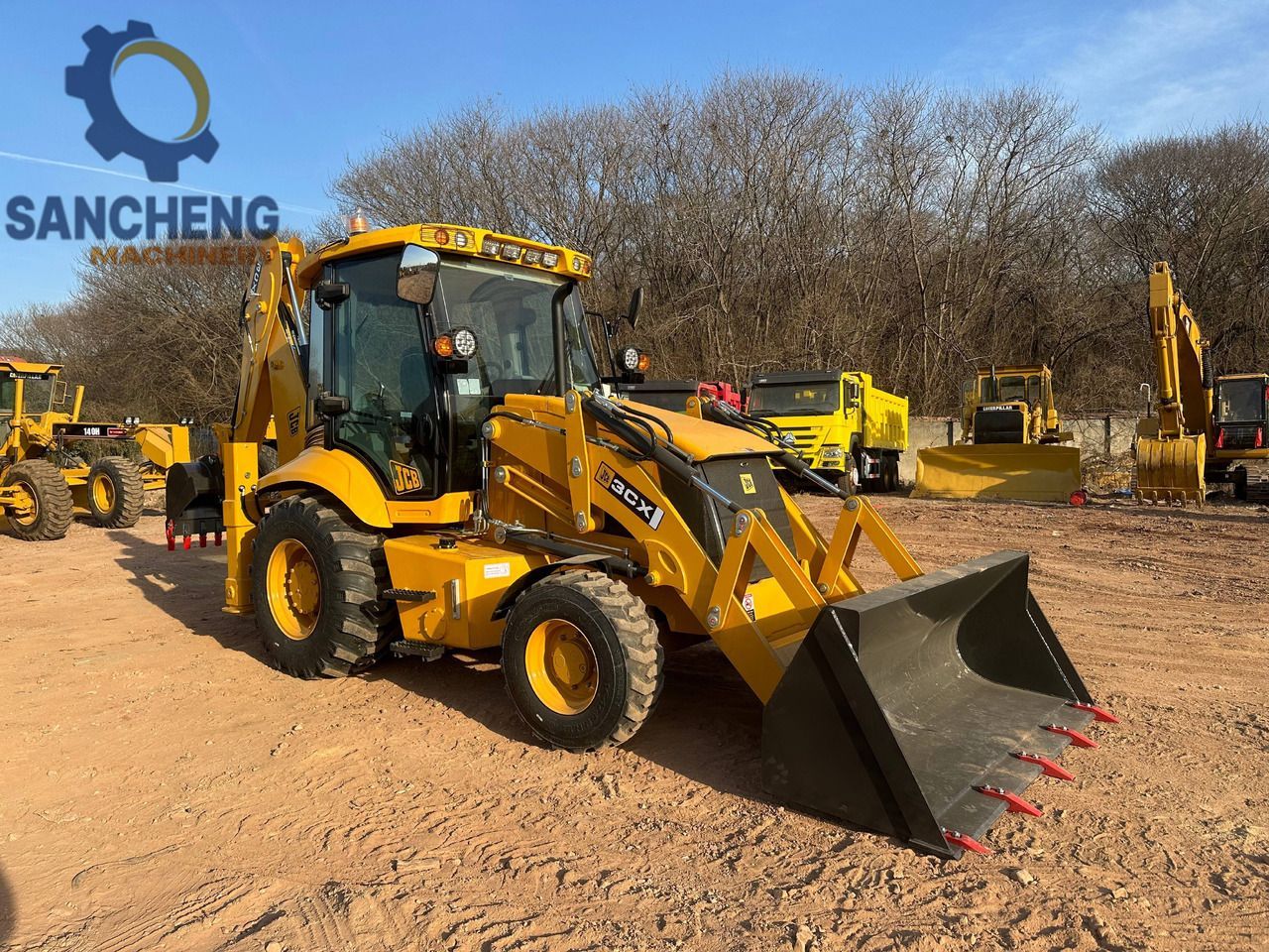 Оренда екскаватора-навантажувача JCB 4CX  — повний привід